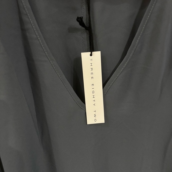 Revolve Charcoal Tunic with Dolman Sleeves - Picture 5 of 6